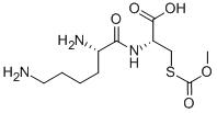 L-lysine, compound with S-(carboxymethyl)-L-cysteine (1:1)
